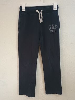 GAP Boy's Navy Drawstring Joggers with GAP 1986 Logo